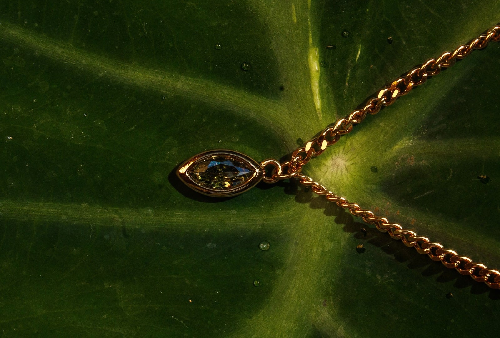 Cubic zirconia x thick chain