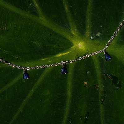 Blue Cubic zirconia