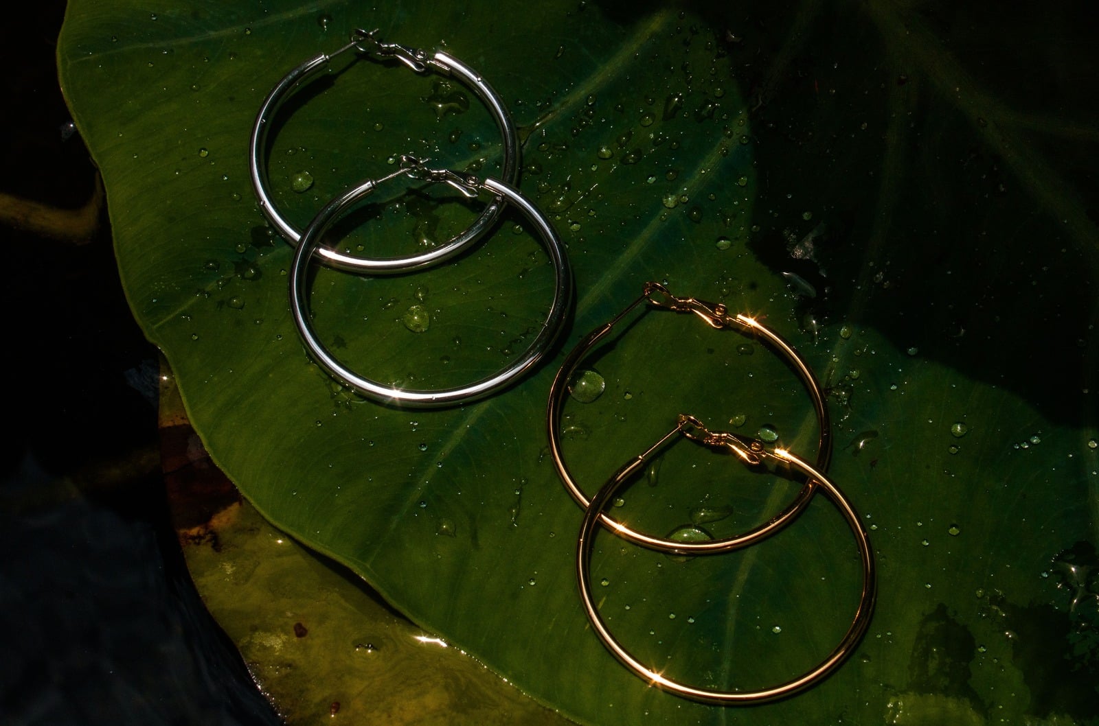 Hoop earrings large